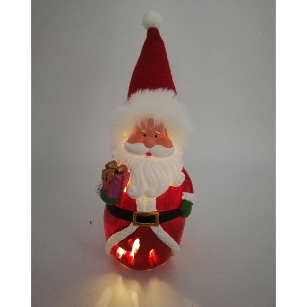 Ziemassvētku LED dekori - Ziemassvētku vecītis, 7x6x16