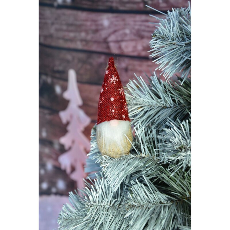 Ziemassvētku rotājums, elfs ar sarkanu cepuri