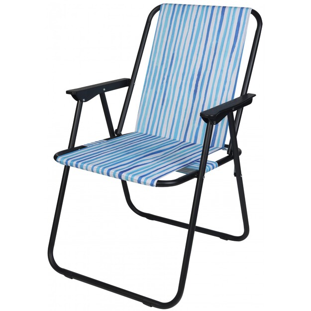 Tūrisma krēsls ar roku balstiem, 52x44x75cm
