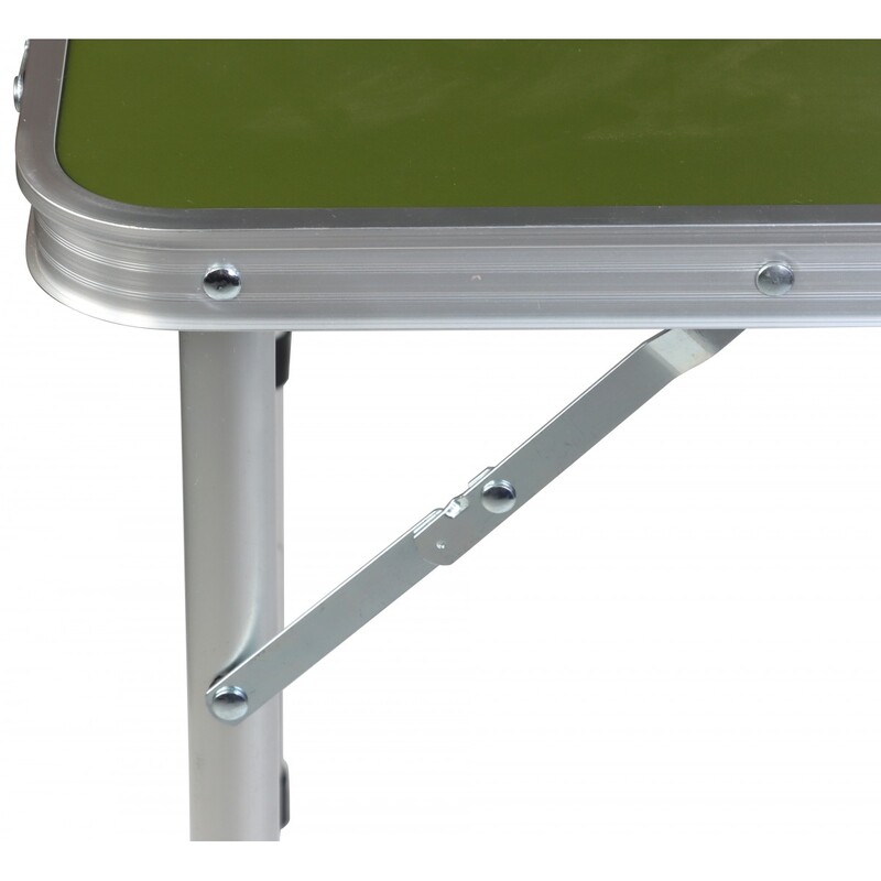 Saliekamais kempinga galds Enero Camp, 120x60x70 cm, zaļš