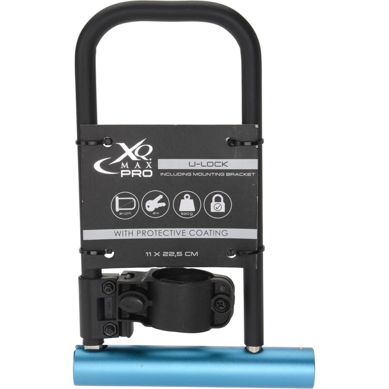 XQMAX U-LOCK velosipēda slēdzene 110X225 mm, zila
