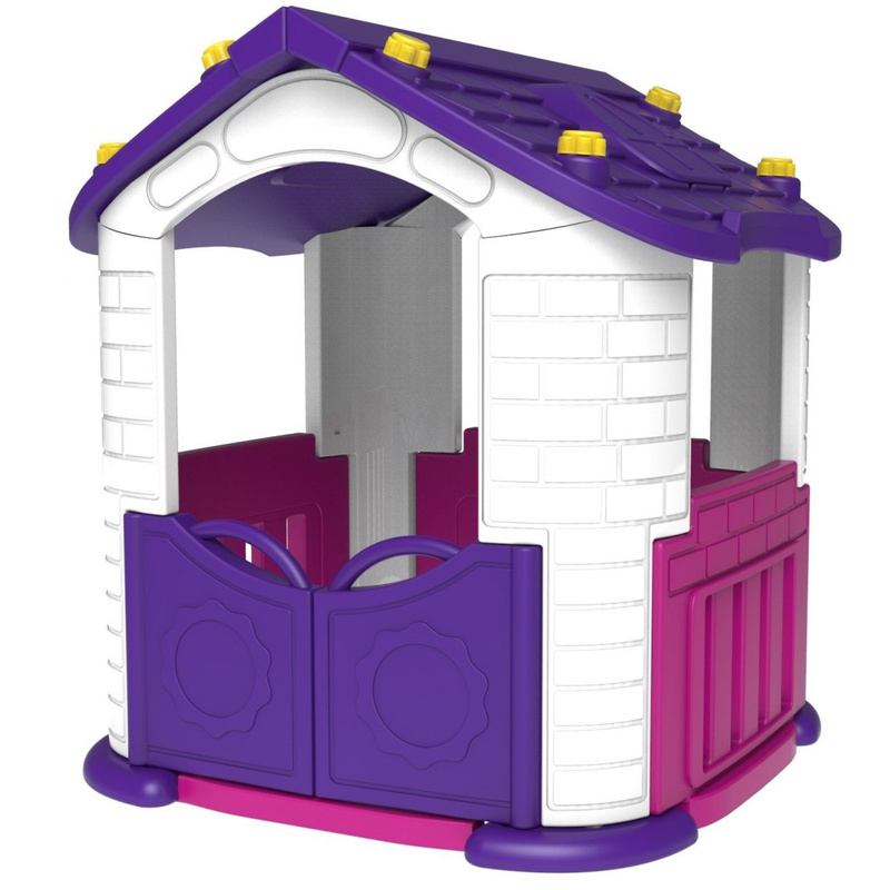 Liela mājiņa ar slīdkalniņu, violeta