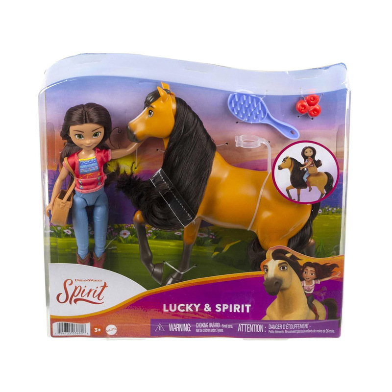 Lūsija lelle ar zirgu Spirit