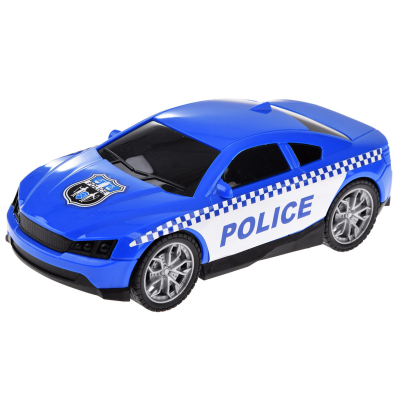 Policijas transportlīdzekļu komplekts ar gaismas un skaņas efektiem