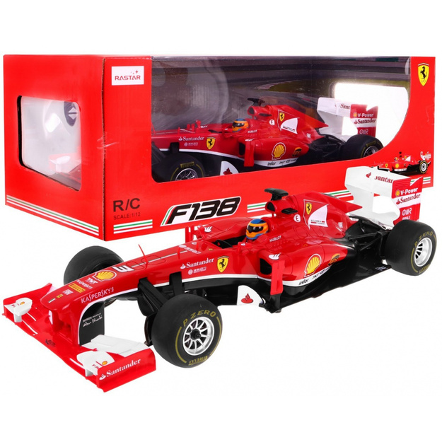 Tālvadības automašīna - Ferrari F1 Rastar, sarkana