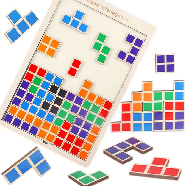 Koka puzzle spēle - Tetris