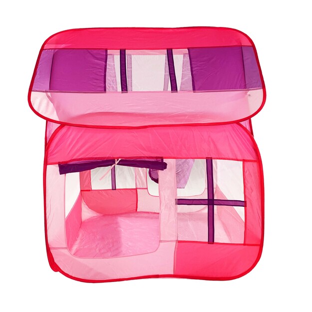 Bērnu telts, rozā krāsā