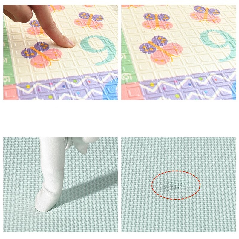 Divpusējs salokāms izglītojošs paklājs, 150x200