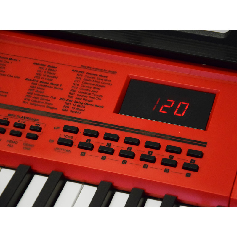 Bērnu sintezators ar mikrofonu BF-950A, sarkans