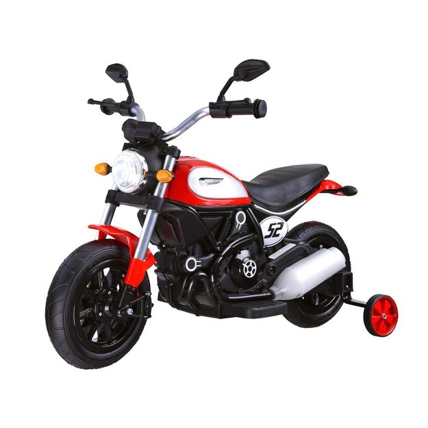 Elektriskais motocikls "Street BOB", sarkans