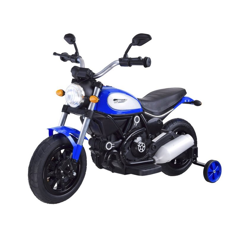 Elektriskais motocikls "Street BOB", zils