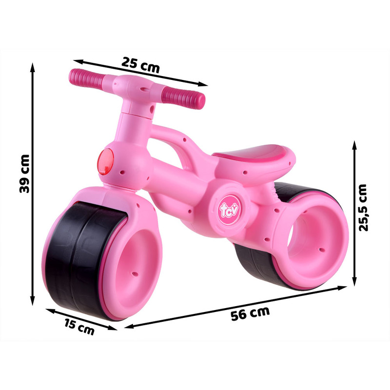 Bērniem draudzīgs velosipēds, rozā	
