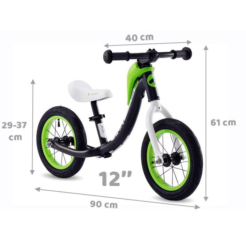 Līdzsvara velosipēds "Royal Baby", zaļš