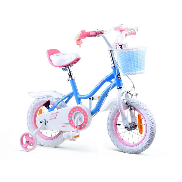 Bērnu velosipēds "Royal Baby Star Girl 12", zils