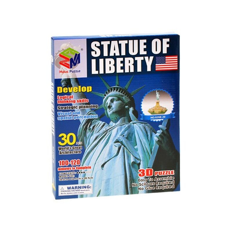3D puzle Brīvības statuja