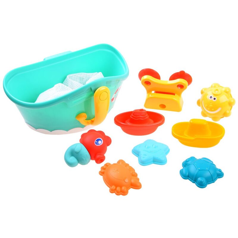 Krāsainas vannas rotaļlietas