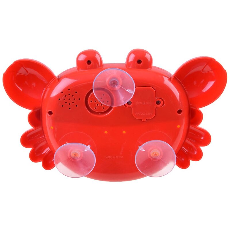 Interaktīva vannas rotaļlieta "Krabis", sarkans