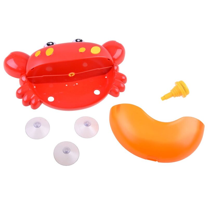 Interaktīva vannas rotaļlieta "Krabis", sarkans