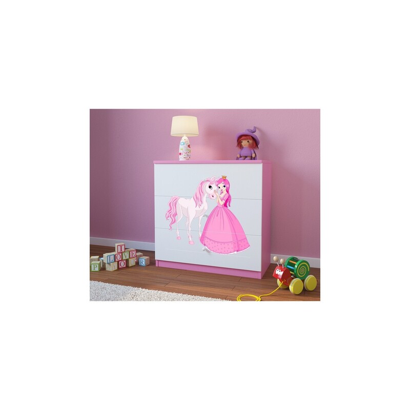 Kumode Babydreams - Princese un zirgs, rozā