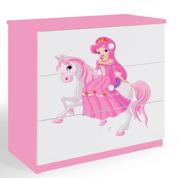Kumode Babydreams - Princese uz zirga, rozā