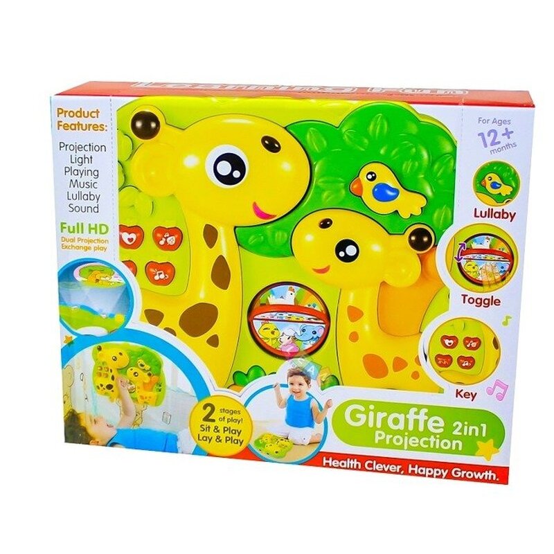 Projektors bērnu gultiņai "Žirafe"