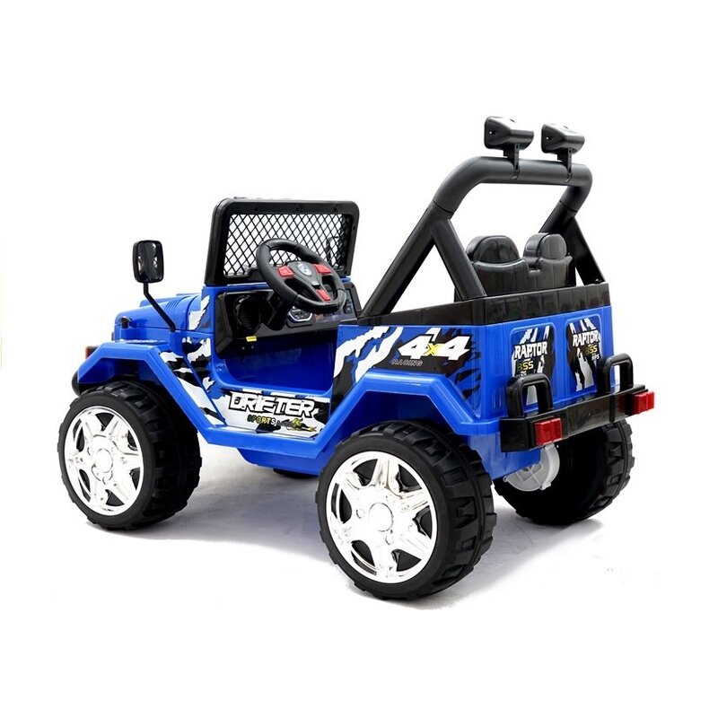 Bērnu divvietīgs elektromobilis "Drifter", zils