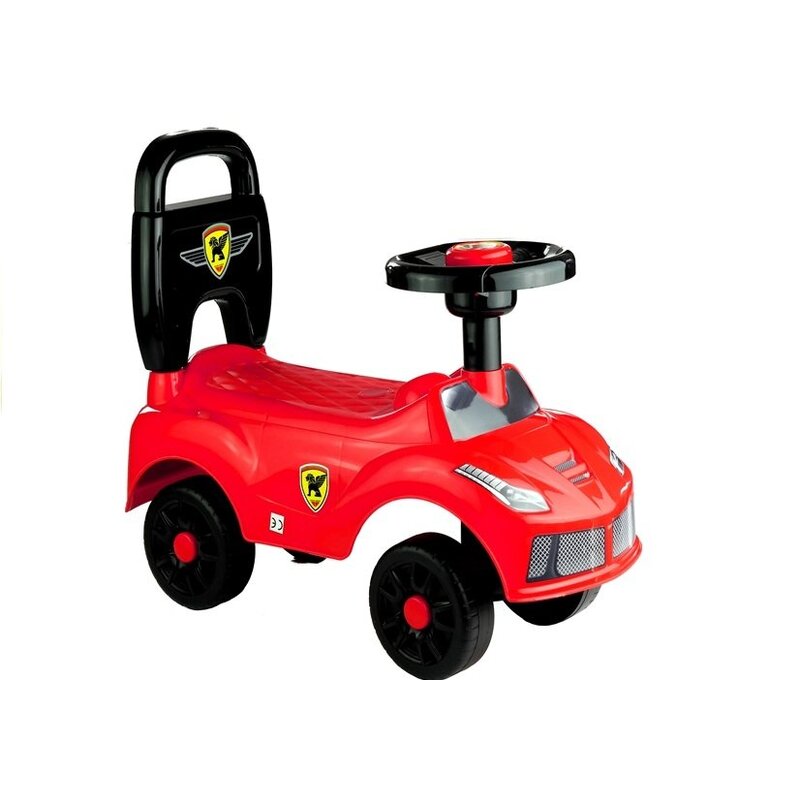 Bērnu stumjamā automašīna „Racer“, sarkana