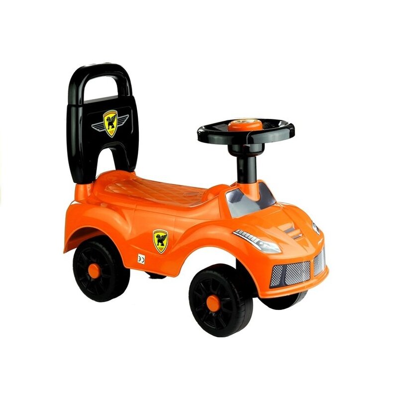 Bērnu stumjama automašīna „Racer“, oranža