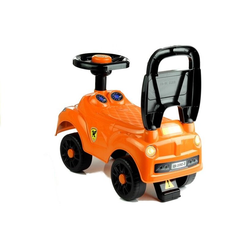 Bērnu stumjama automašīna „Racer“, oranža
