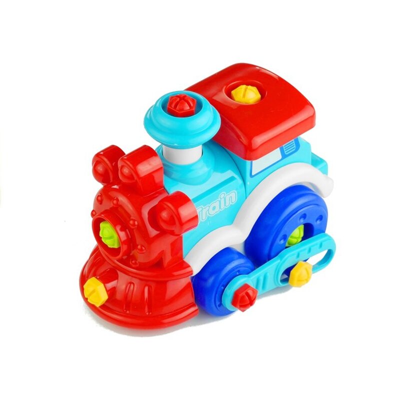 Saliekamais rotaļlietu vilciens ar piederumiem "Take Apart Vehichles"