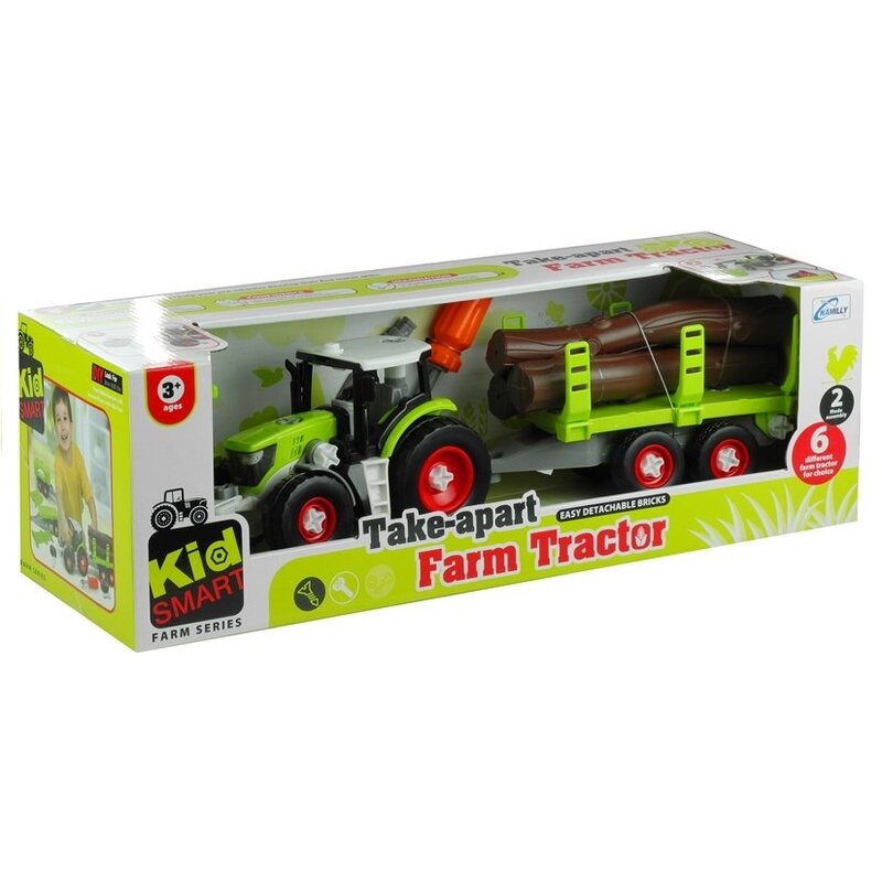 Saliekamais rotaļu traktors "Take Apart Farm Tractor"