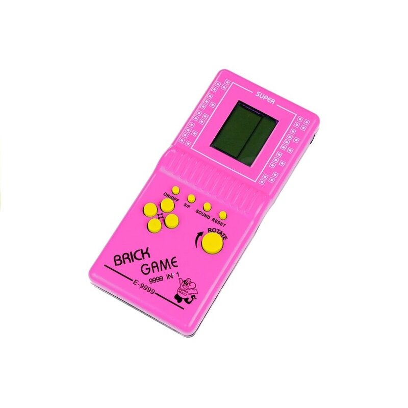 Elektroniskā spēle "Tetris", rozā