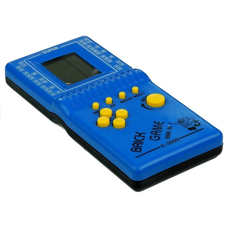 Elektroniskā spēle "Tetris", zils