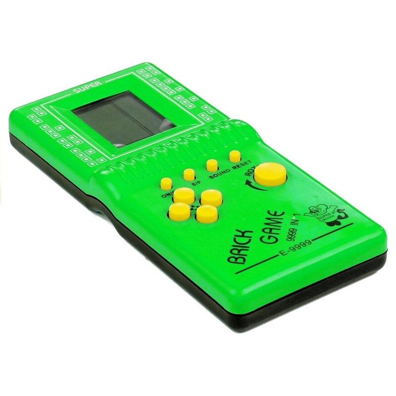 Elektroniskā spēle "Tetris", zaļa