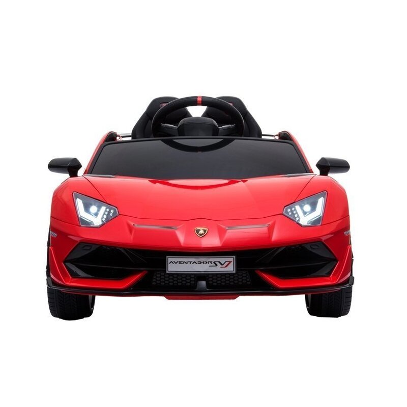 Bērnu vienvietīgs elektromobilis "Lamborghini Aventador", sarkans