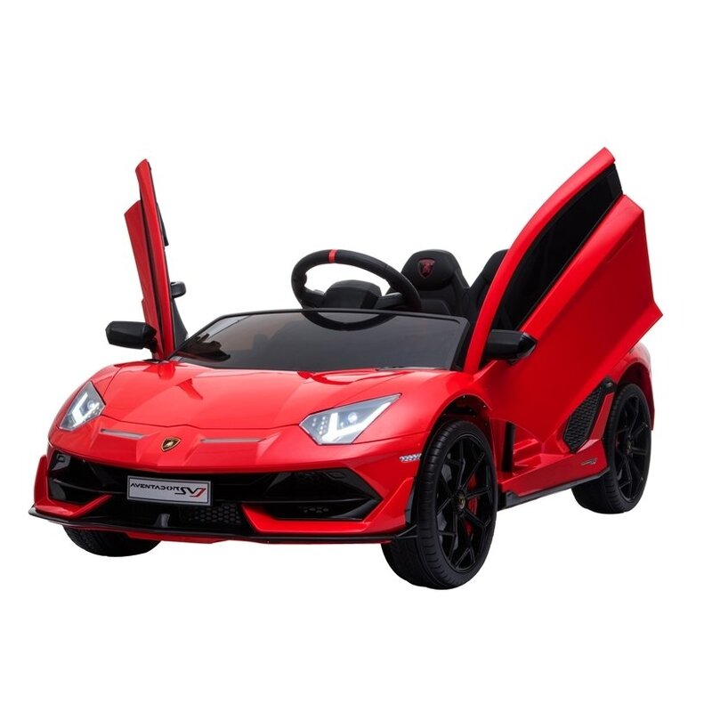 Bērnu vienvietīgs elektromobilis "Lamborghini Aventador", sarkans