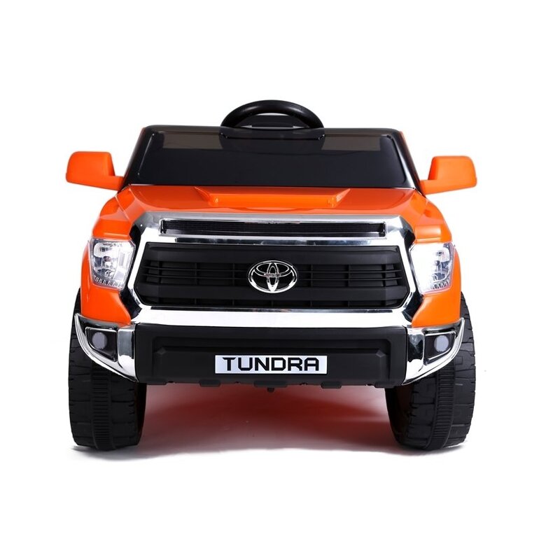Bērnu vienvietīgs elektromobilis "Toyota Tundra", lakots - oranžs