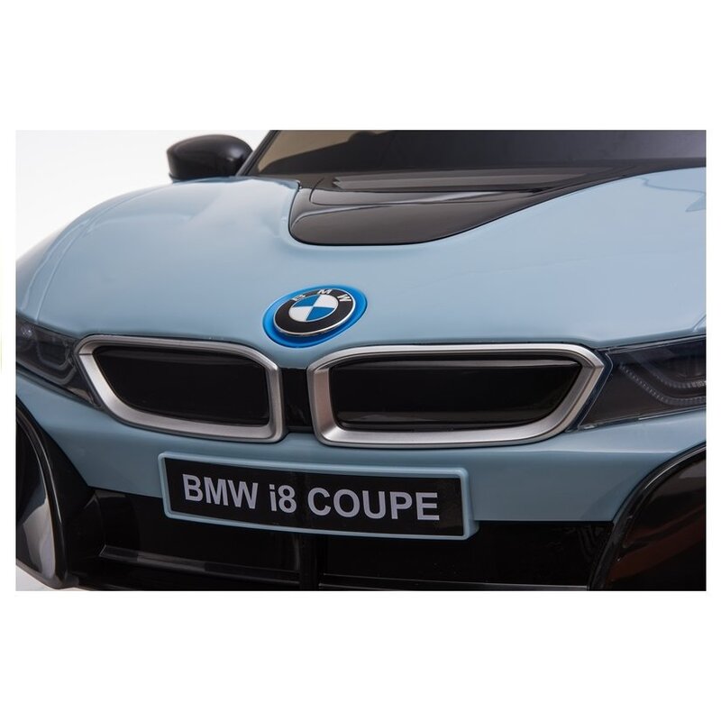 Bērnu vienvietīgs elektromobilis "BMW I8", zils