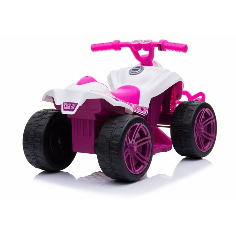 Bērnu kvadricikls “Quad TR1805”, rozā-balts