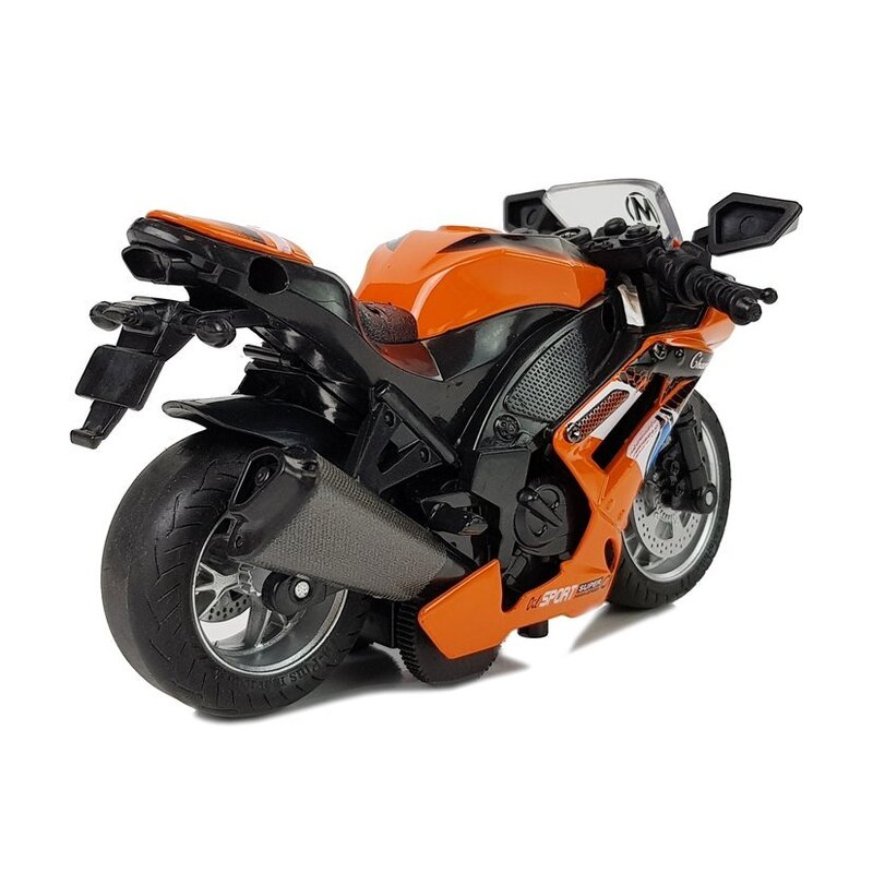 Rotaļu motocikls "Classic Motto", oranžs