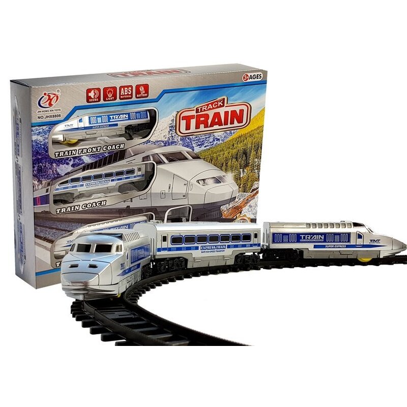 Rotaļlietu vilciens ar sliedēm "Track Train"