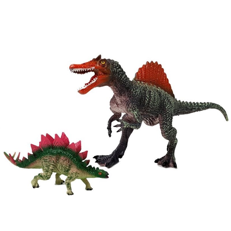 Dinozaurų figūrų rinkinys "Spinosaurus and Stegosaurus"