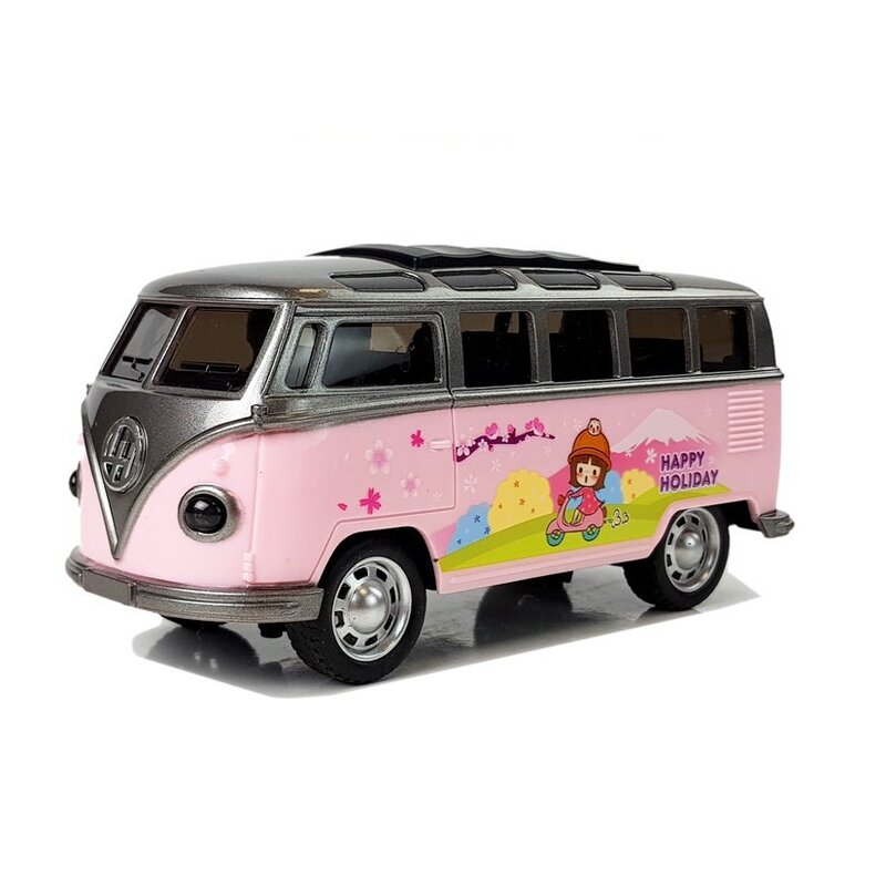 Klasiska dizaina autobuss, rozā