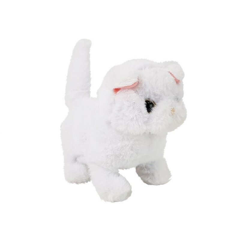 Interaktīvais kaķis, balts