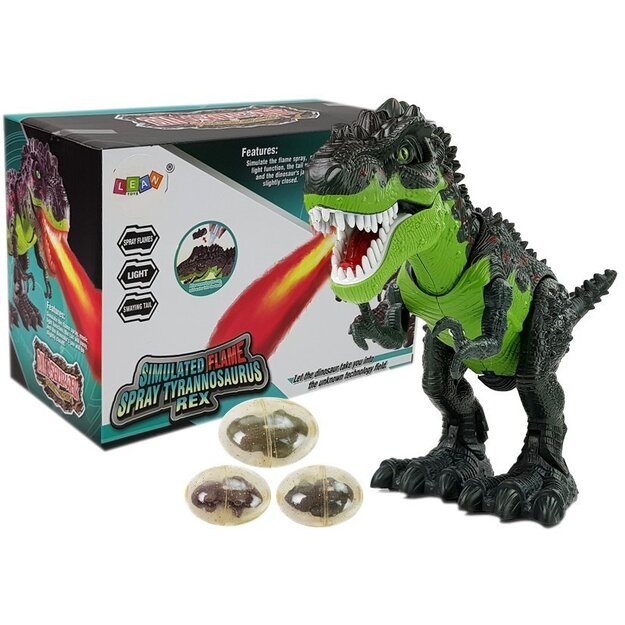 Interaktīvs dinozaurs ar uguni