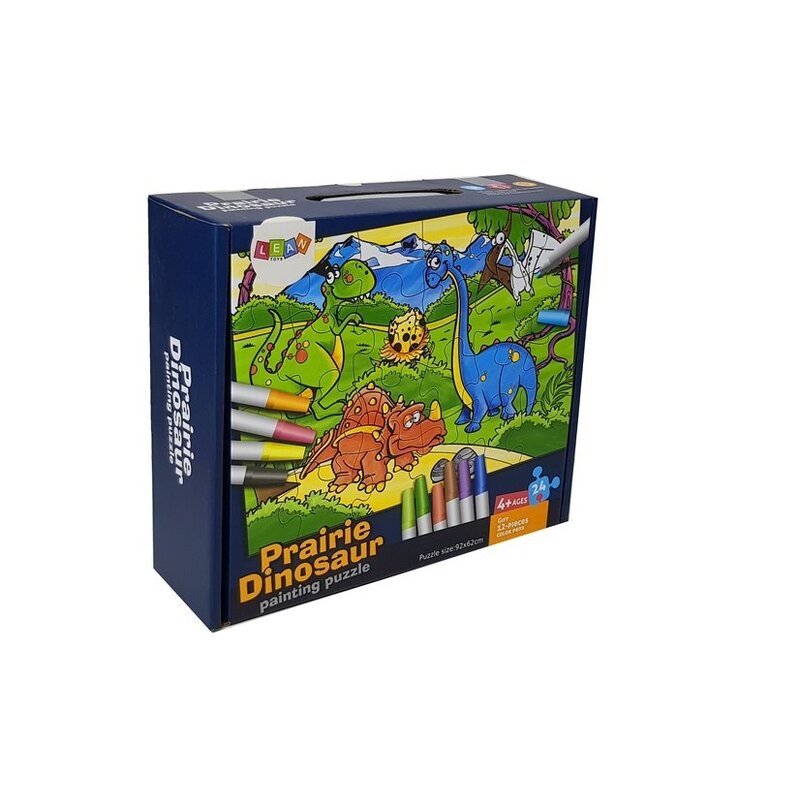 Krāsojamā puzle "Dinozaurs ar olu", 92 x 62 cm