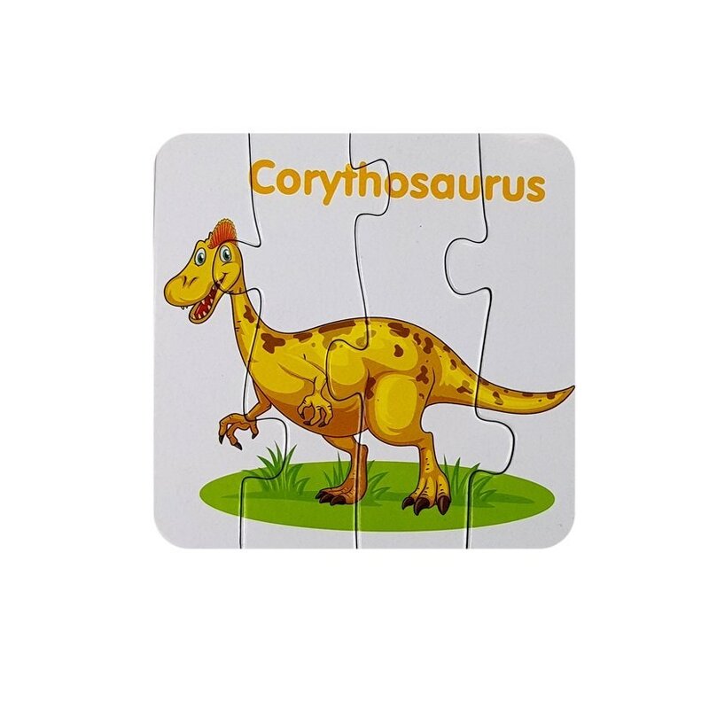 Izglītojošs 10 puzlu komplekts "Dinozauri"