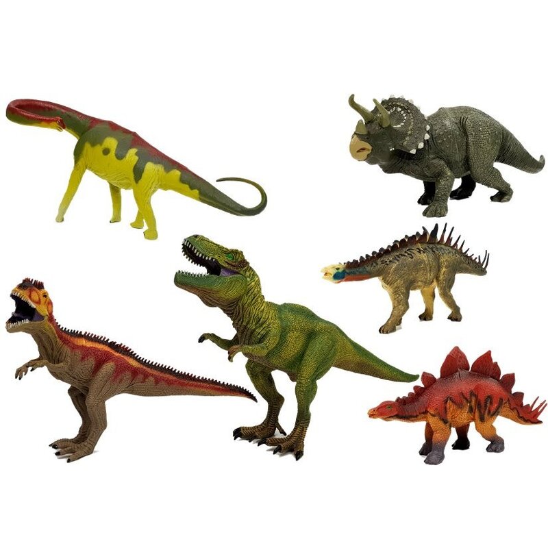 Dinozauru figūriņu komplekts "Dinosaurs Model", 6 gab.