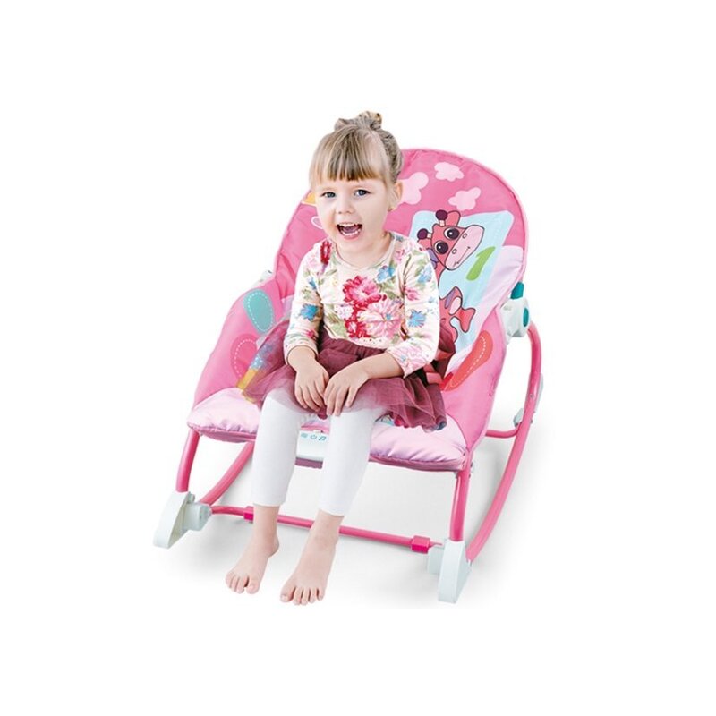 Mazuļu krēsliņš 2in1, rozā