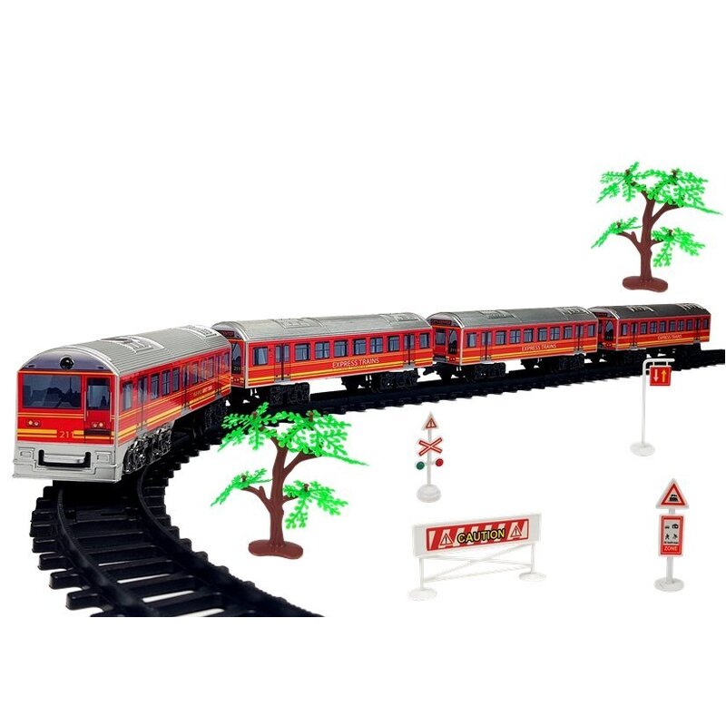 Rotaļu vilciens ar sliedēm "City Train", 33 detaļas